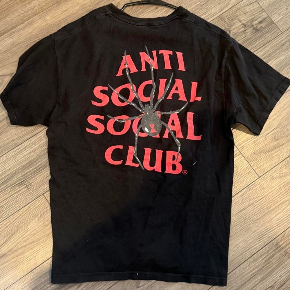 Anti Social Social Club ASSC "Bitter" Spider Tee Black L